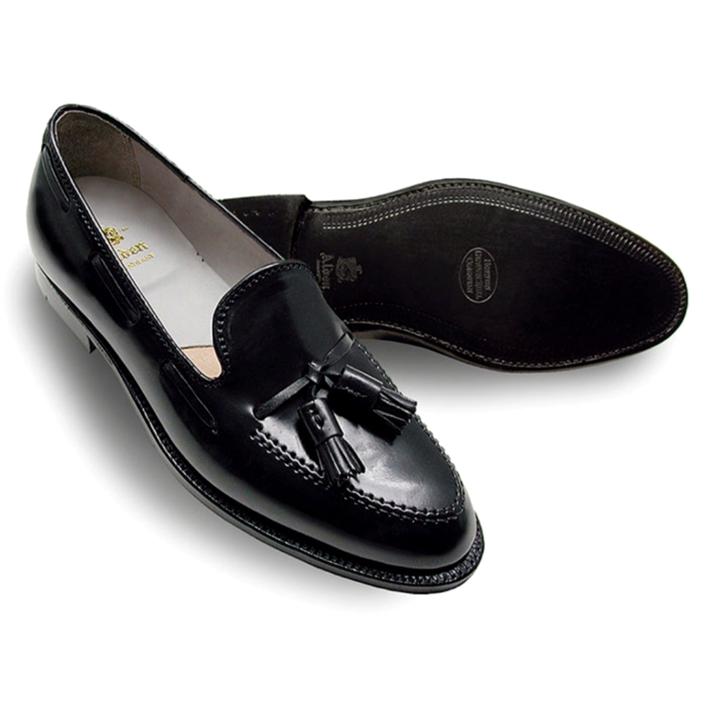 Alden 664 Tassel Moccasin Loafer (Black Shell Cordovan)